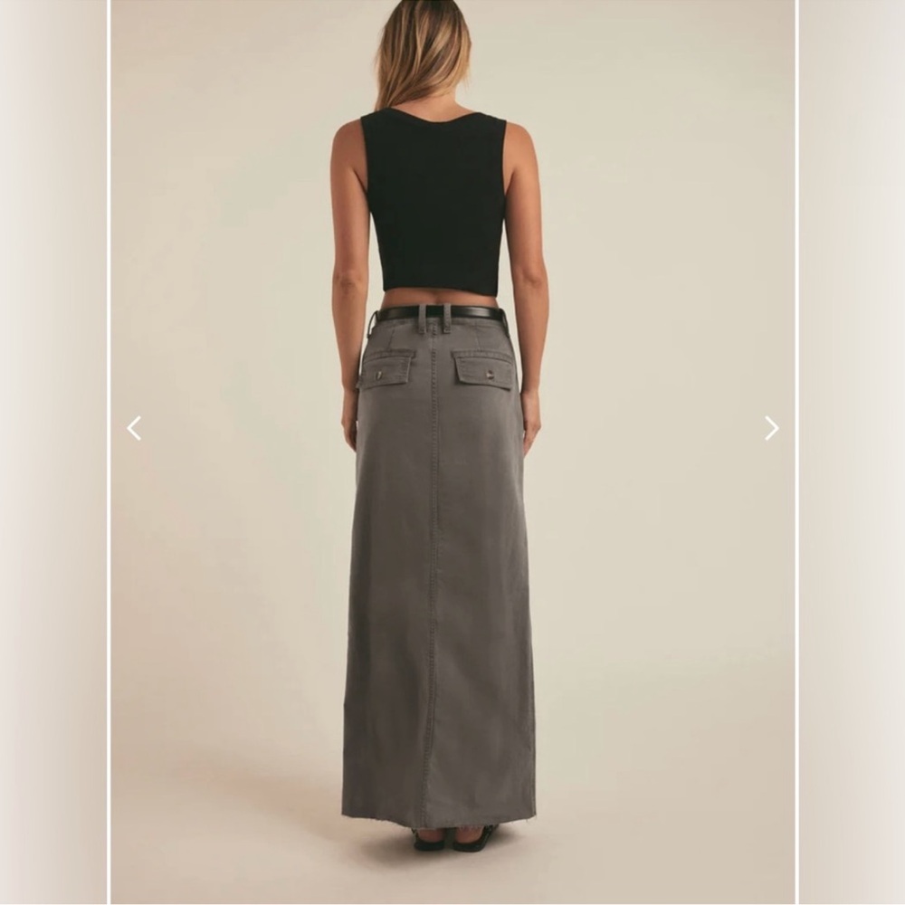 Favorite Daughter NWOT denim stretch Maxi Skirt - Picture 3 of 3
